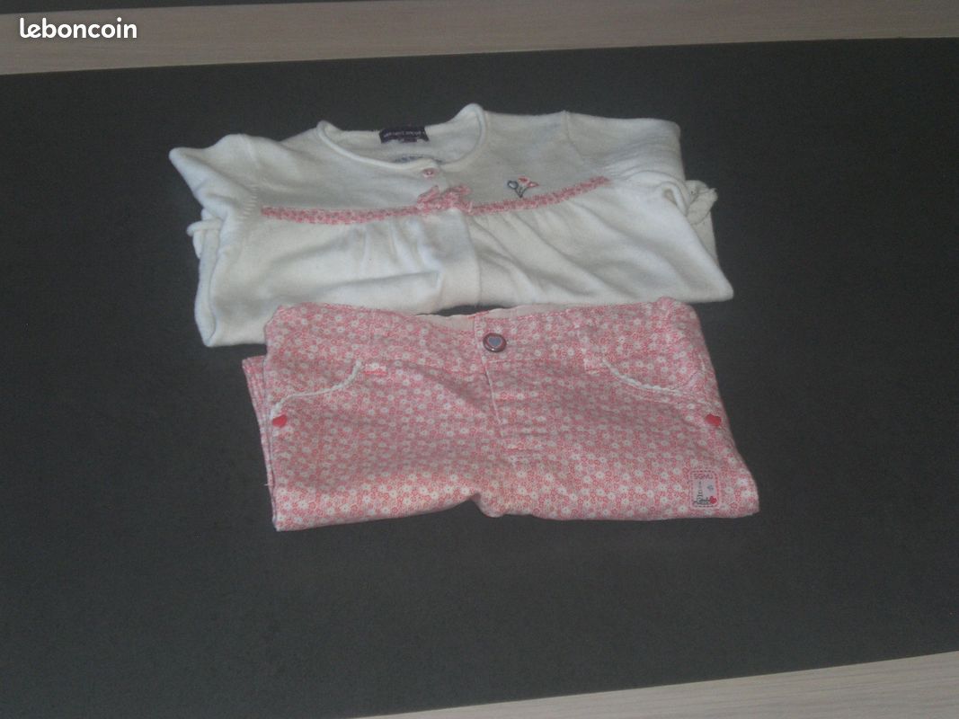 Ensemble été filleSERGENT MAJOR 12/18 mois (image 1)