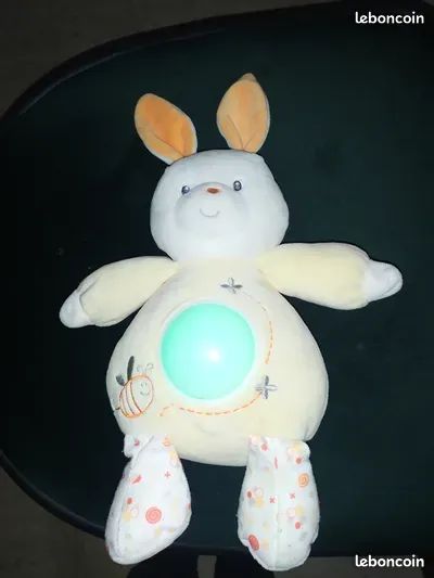 Doudou lapin gipsy lumineux Jeux Jouets