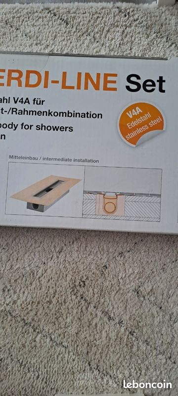 Kit évacuation caniveau douche à l'italienne (image 3)