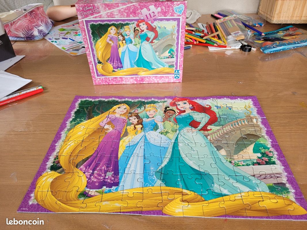 Puzzles disney princesses cendrillon, pocahontas... (image 9)