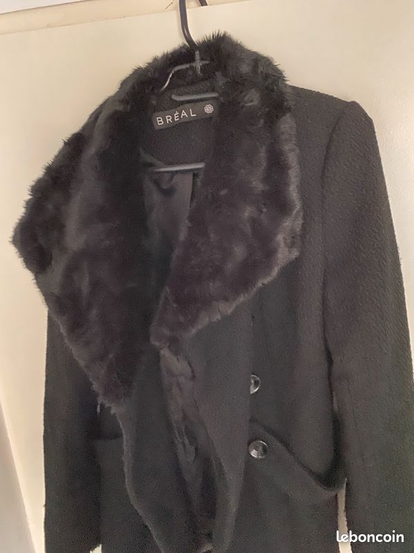 Col Fourrure Breal Manteaux Manteau Femme Col Fourrure Patrice