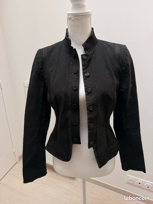 Veste noir jean Zara women (image 1)