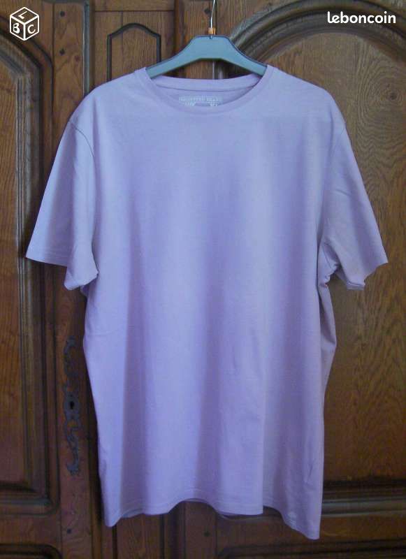 Tee-shirt mauve OWK - Taille XL (image 1)
