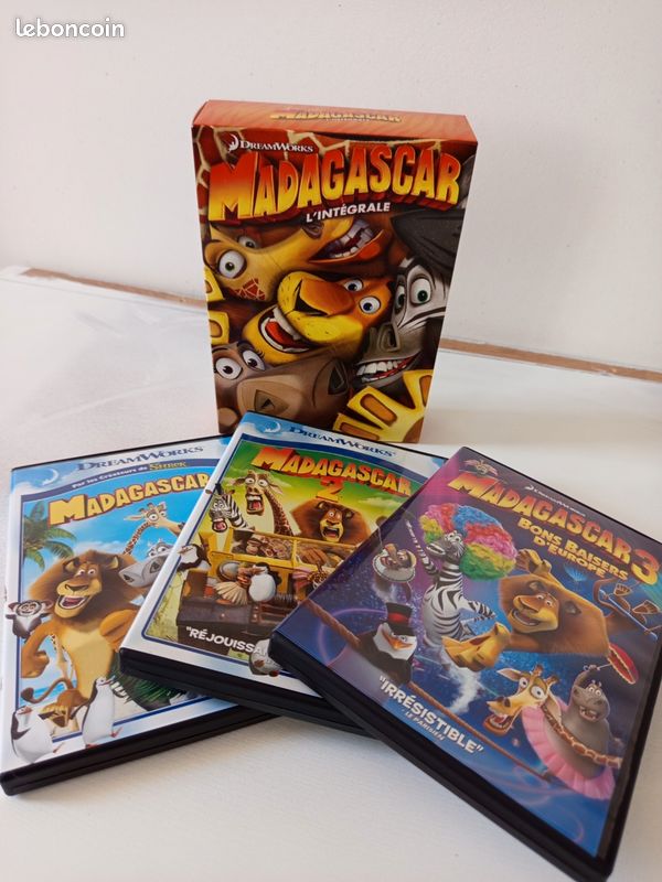 Madagascar 1-2-3 dvd (image 1)
