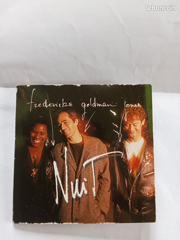 Rare mini cd 3" 2 titres Goldman /nuit (image 1)