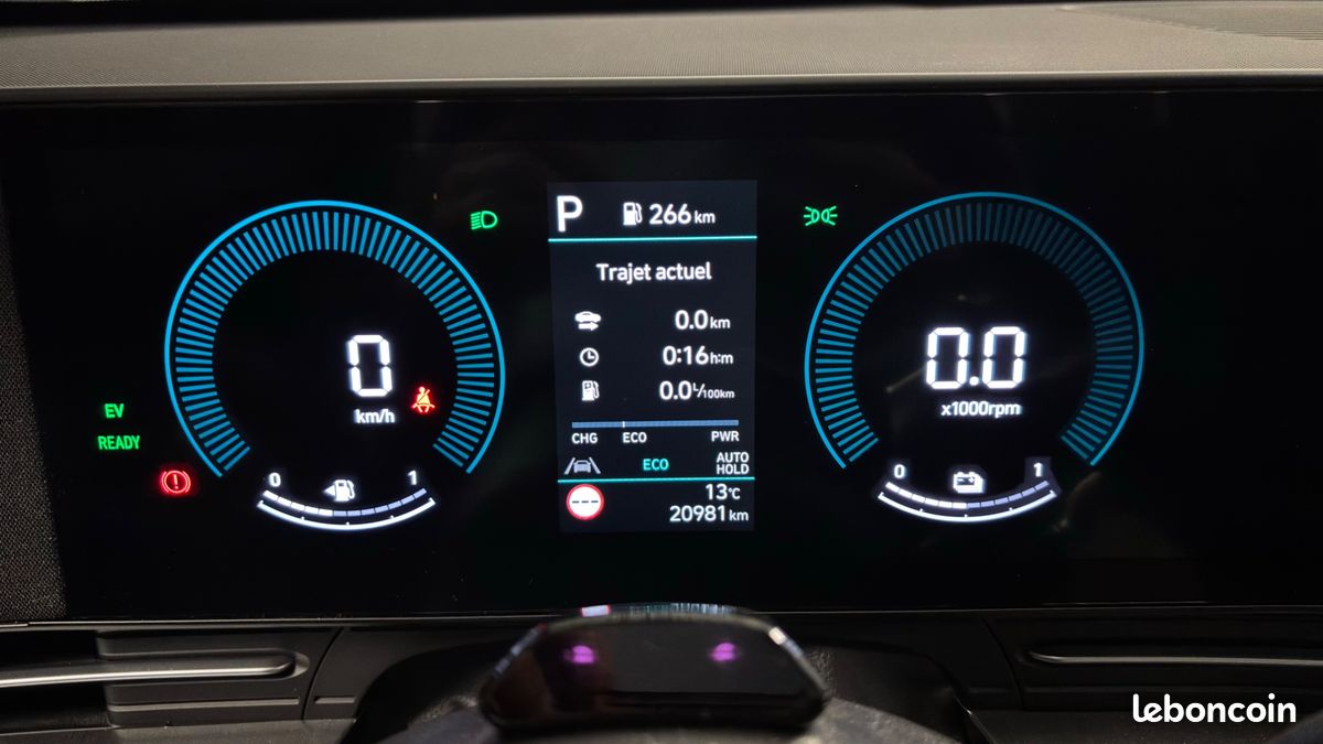 HYUNDAI KONA 1.6 GDI 141ch HYBRID 105ch HEV 1.6KWH - INTUITIVE - BVA - CARPLAY - ATTELAGE- 1ère MAIN (image 13)