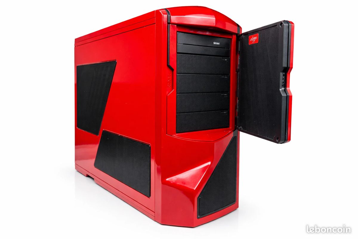 Boîtier PC NZXT Phantom 410 Rouge Gaming ATX Très Bon État (image 3)