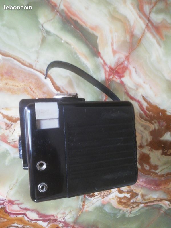 Appareil Photo Vintage Kodak Brownie Flash (Années 50) – Fabriqué en France + Sacoche Cuir (image 5)