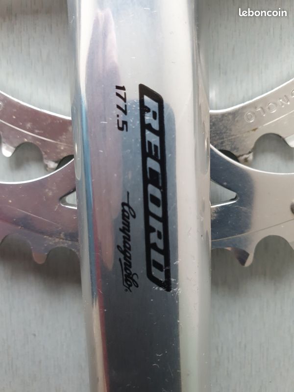 Vintage pédalier Campagnolo Record, très bon état - Équipements vélos