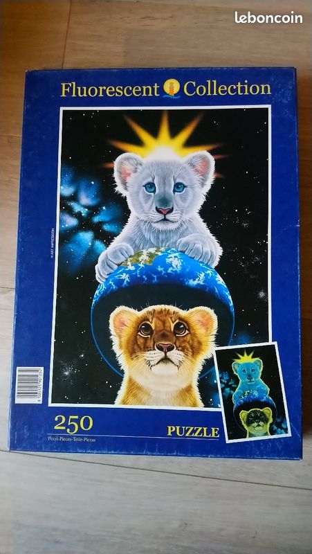 Puzzle lionceaux fluorescent (image 1)