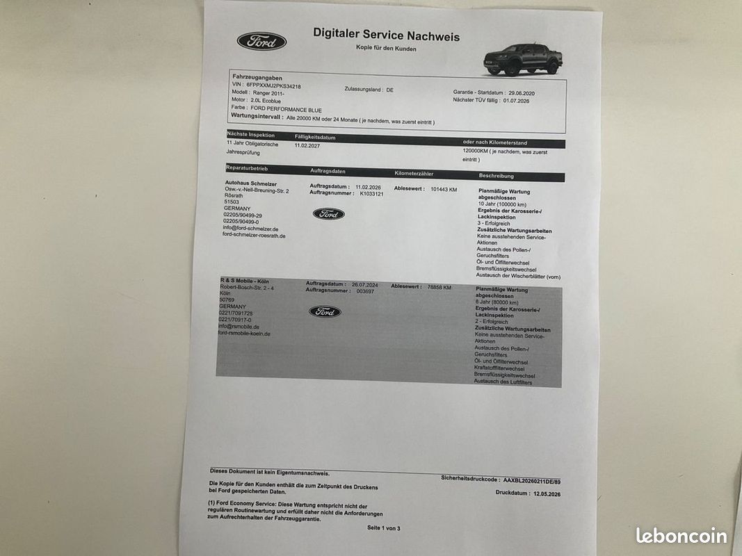 FORD RANGER 2.0 ECOBLUE 213 CV Raptor Double Cabine 4x4 BVA10 (image 21)