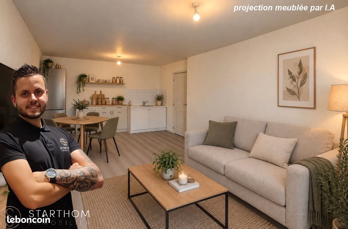 Appartement 2 pièces 39 m² · à La Côte-Saint-André · 39 m² · 69 000 €