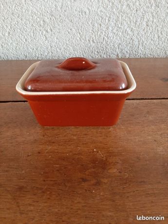 Terrine Émile Henry modèle 03-06 marron grès très bon état - Arts de la table
