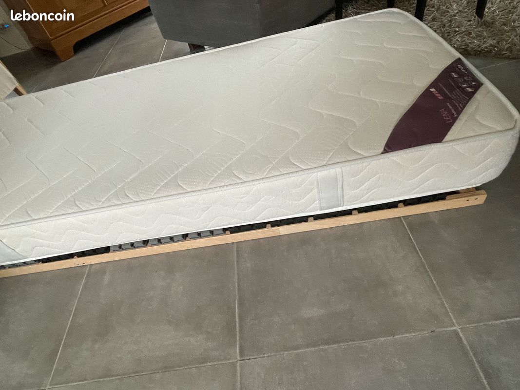 Sommier et matelas 90 cm (image 2)