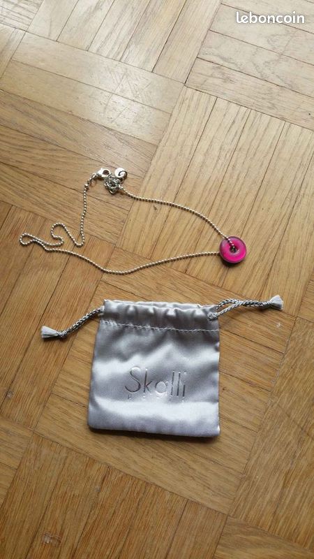 Collier Skalli rose/bleu (image 2)