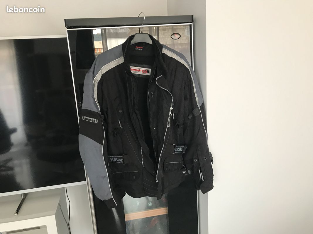 Blouson motard kawasaki (image 3)