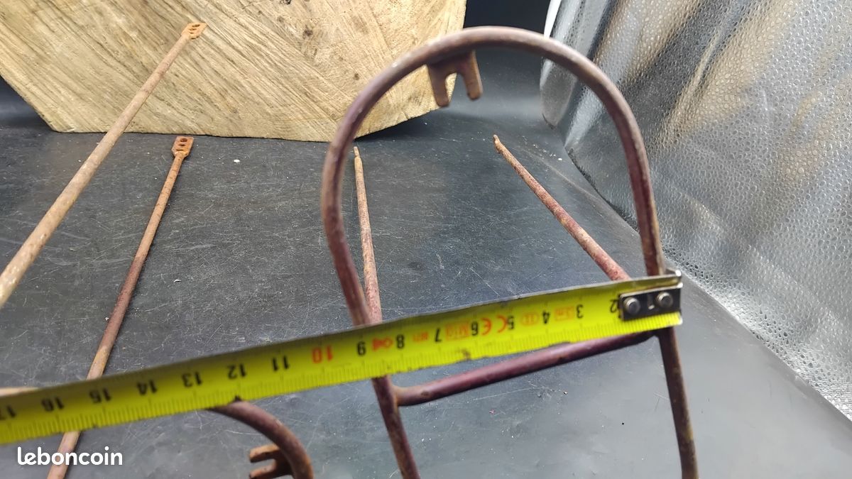 Porte bagage arrière PRYM vélo ancien 1950 randonneur 650 vintage bike