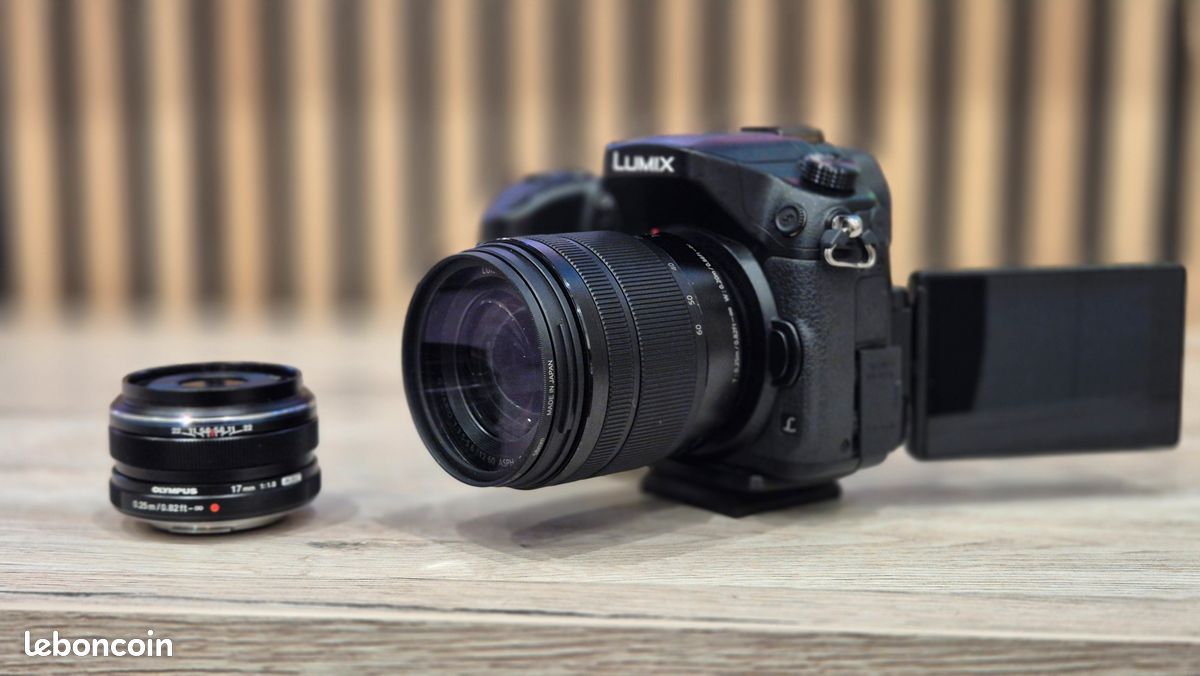 Appareil photo Lumix GH4 + optique 20 60mm + optique 17mm 1.8 (image 4)