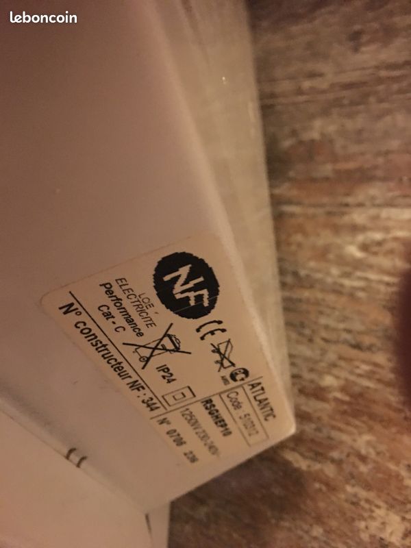 Radiateur électrique Atlantis 1250 w (image 3)