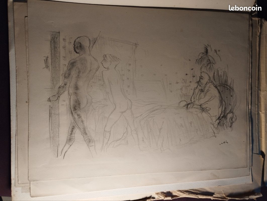 Lithographie originale Vertes Maisons (closes) (image 7)