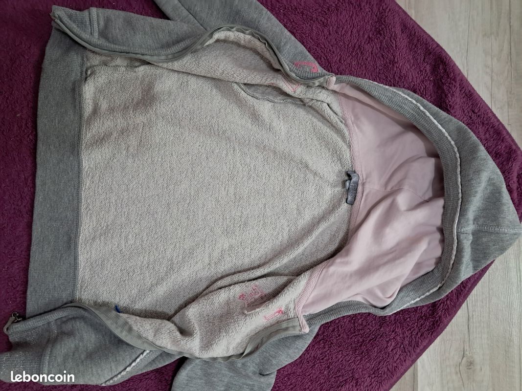 Veste fille Vynil Fraise (image 4)