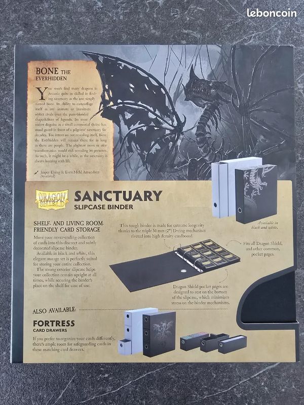 Classeur - Dragon Shield - 50 feuilles de classeur 3x4 - Noir