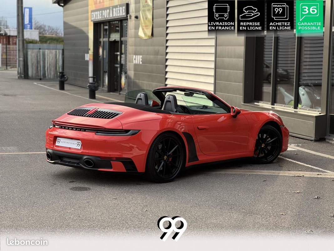 PORSCHE 911 Cabriolet 3.0i - 450 - BV PDK TYPE 992 CABRIOLET Carrera 4S PHASE 1 (image 7)