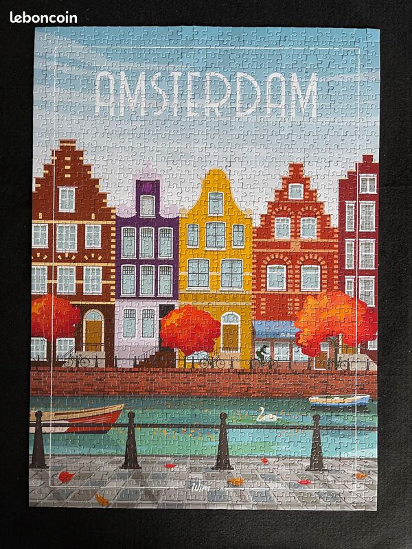 Puzzle 1000 pièces Amsterdam (image 2)