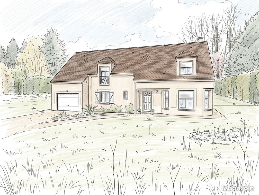Terrain 1000 m² · à Thiers-sur-Thève · 1 000 m² · 125 000 €