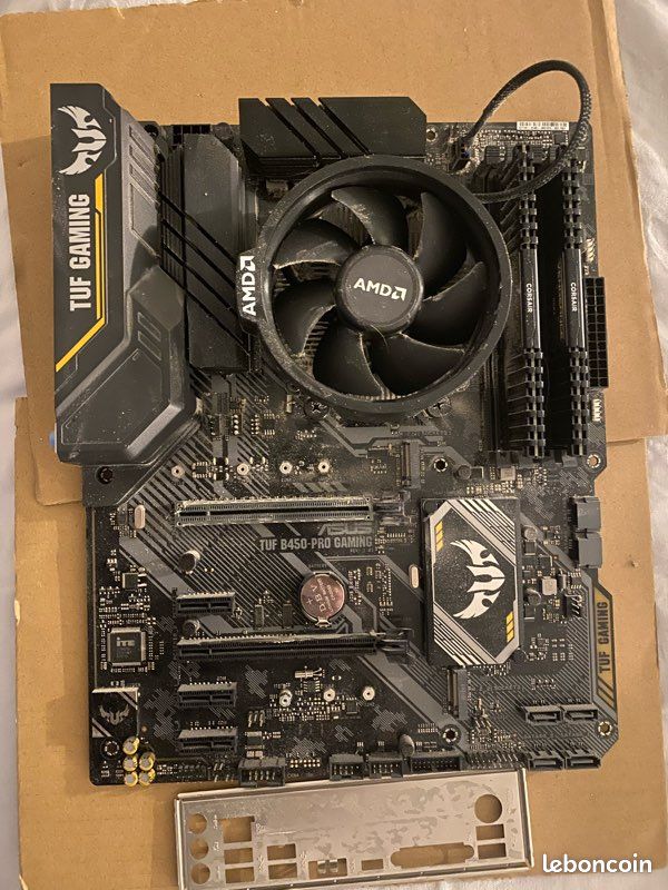 Combo Processeur Ryzen 5 1600 + Carte Mère Asus A320M-A - Reconditionné - MATX