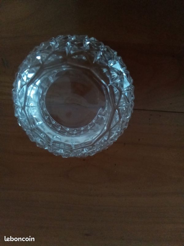 Bonbonnière ou sucrier en verre transparent, en forme d'ananas (image 7)