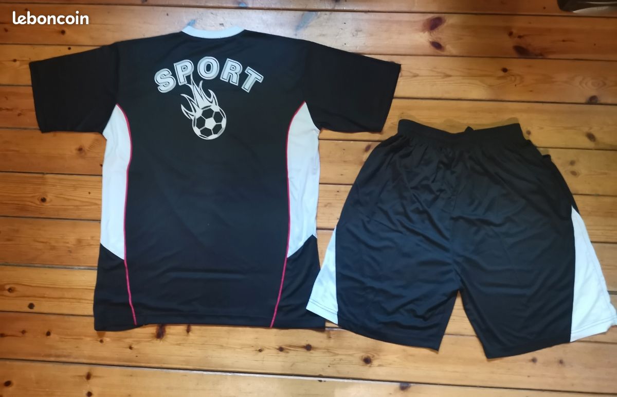 Tee-shirt et short homme Taille XL ensemble (image 3)