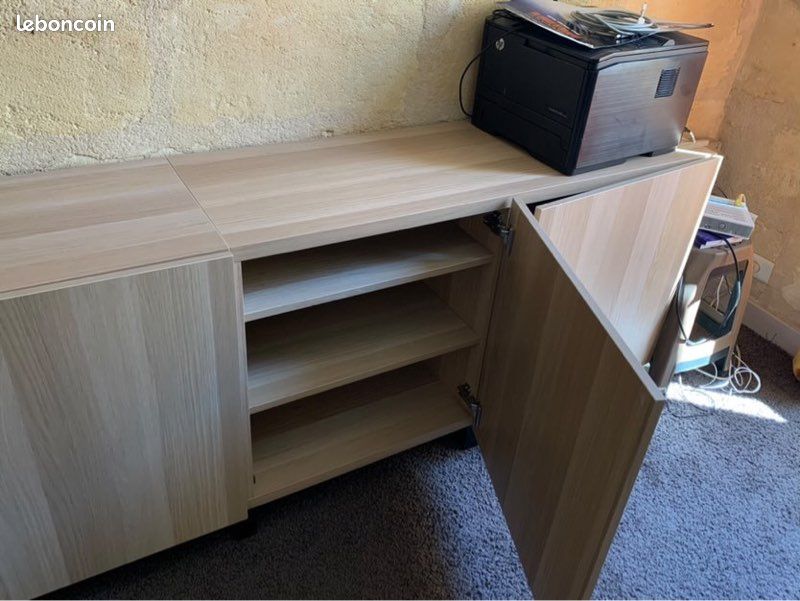 Meuble IKEA long marron (image 5)