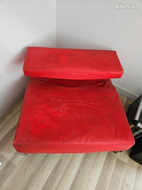 Fauteuil designer rouge Moroso (image 2)