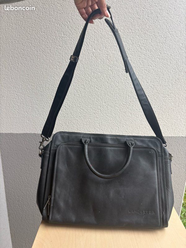 Sacoche d’ordinateur en cuir LANCASTER (image 3)