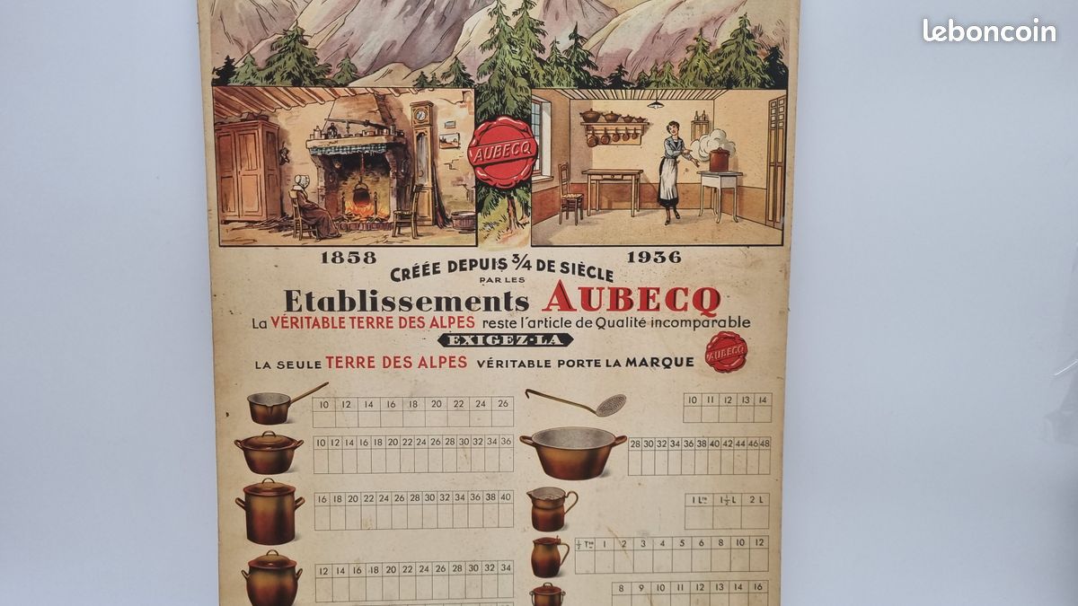 Ancien carton publicitaire plaque vintage (image 3)