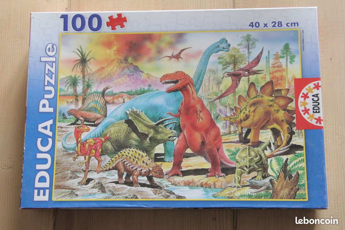 Puzzle Dinosaures 100 pièces (image 1)
