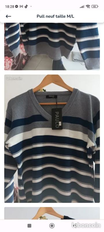 Pulls homme taille M/L (image 3)