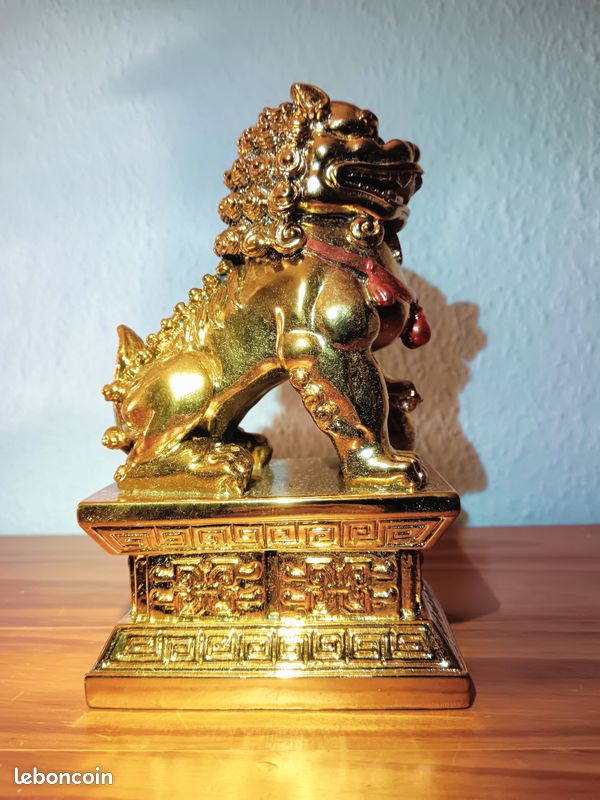 Chien / Lion Fu / Foo en résine (image 3)