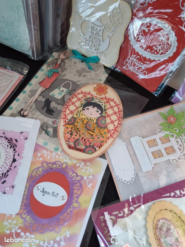 Gros lot scrapbooking loisirs créatifs activités manuelles papeterie strass (image 12)