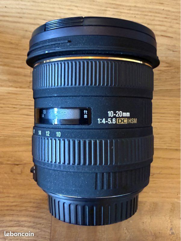 Objectif Sigma 10-20mm F/4-5.6 EX DC - Monture Canon EF-S - Grand Angle - Occasion