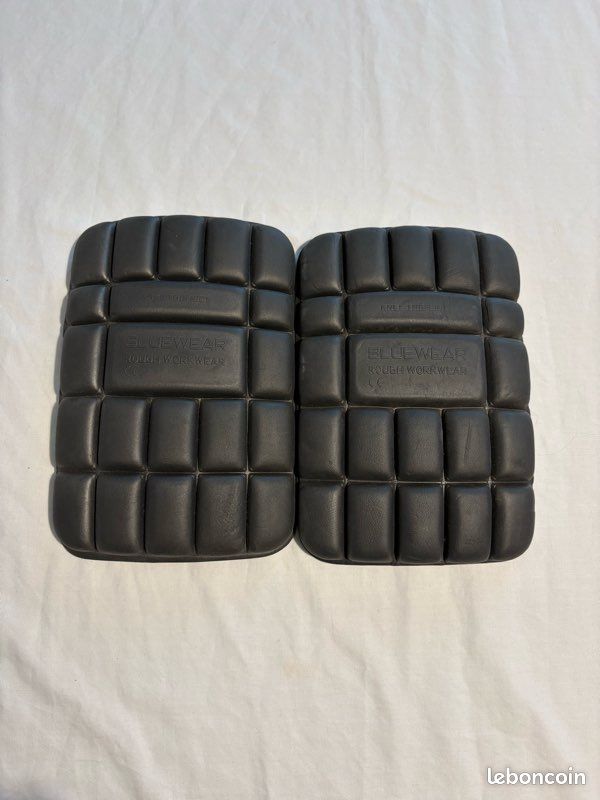 1 paire protection de genouillères bleuewear flexibles en mousse Pour pantalons de travail (image 1)