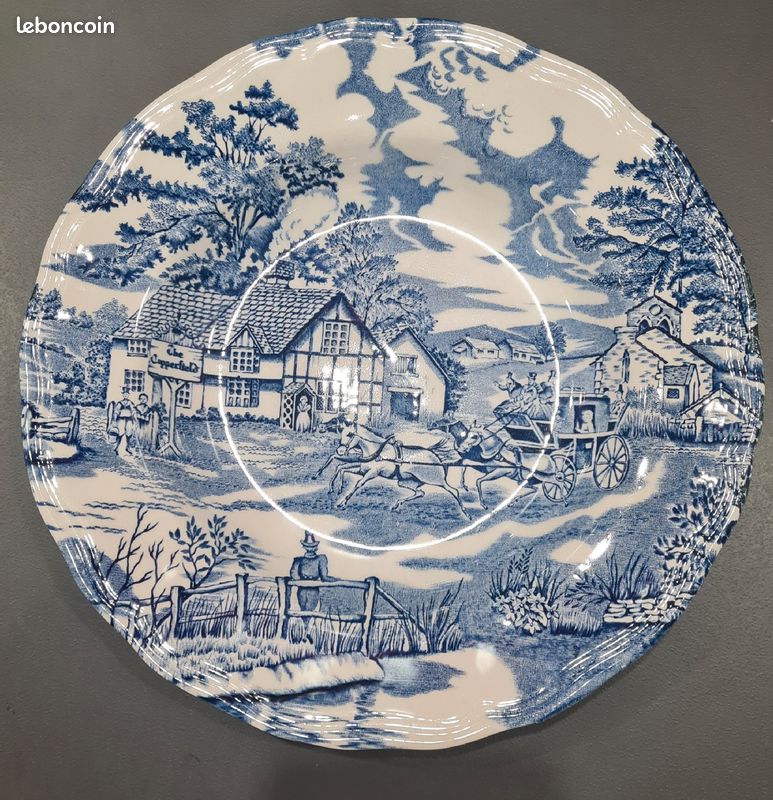 Assiettes anglaises 50's vintage (image 3)