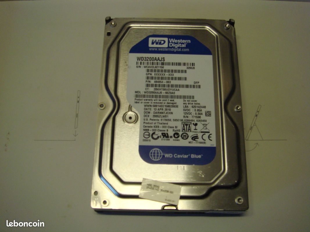 Disque Dur Interne 3.5In Sata Hdd 4T - Performance Stable, Réduction Du