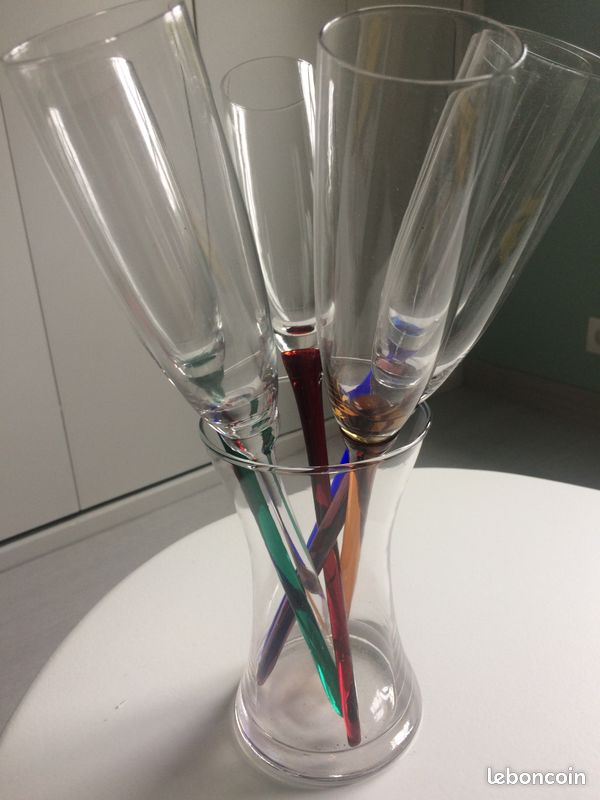 Seau champagne et flutes (image 1)