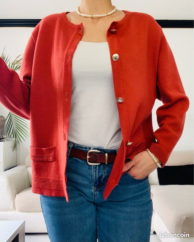 JIANGZ Gilet Femme,Cardigan À Col En V Vert Cardigan Coupe Ajustée Court Manteau Tricot Doux Manches Longues Veste De Chandail Ouvert Sur Le Devant Tricots Vêtements D'Extérieur Pour Fem, L