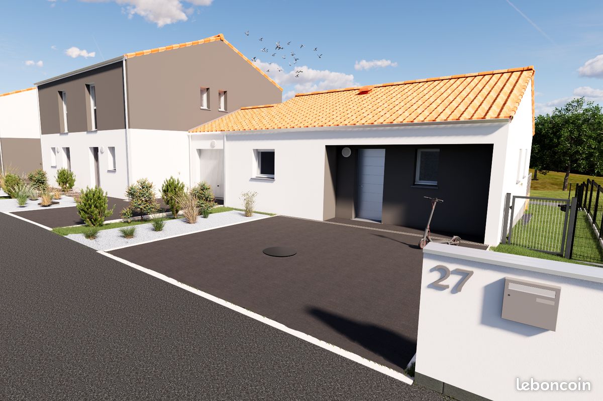 Maison 3 pièces 66 m² · à Moutiers-les-Mauxfaits · 65,7 m² · 215 000 €
