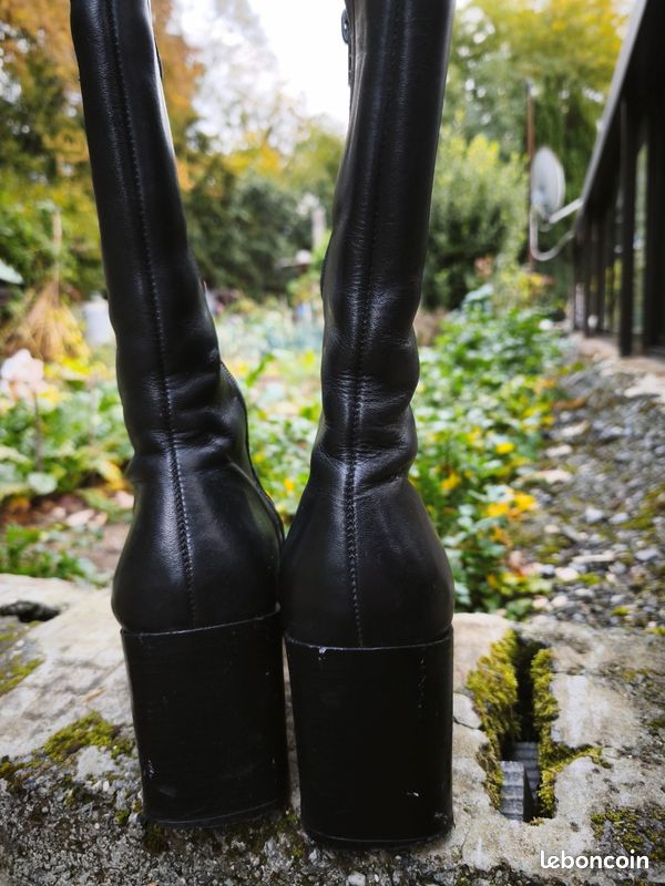 Bottes vintage mi mollet p41 (image 4)