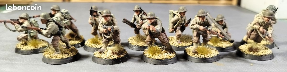 Warlord Games Équipage de chars de l'armée américaine – Miniatures à l'échelle de 28 mm pour l'action de boulon – Miniatures très détaillées de la Warlord Games Équipage de chars de l'armée américaine – Miniatures à l'échelle de 28 mm pour l'action de boulon – Miniatures très détaillées de la