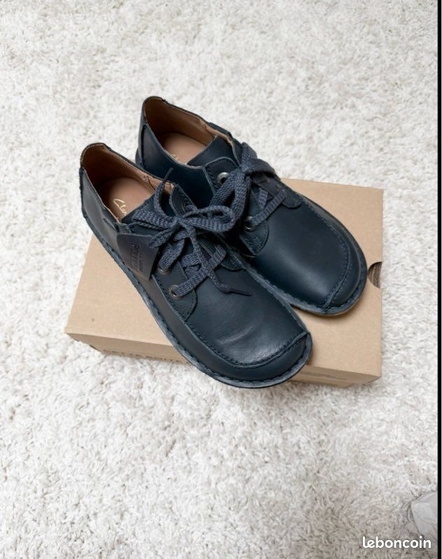 Chaussures - Clarks Funny Dream - Bleu Marine - Taille 40 - Neuf avec boite (image 8)